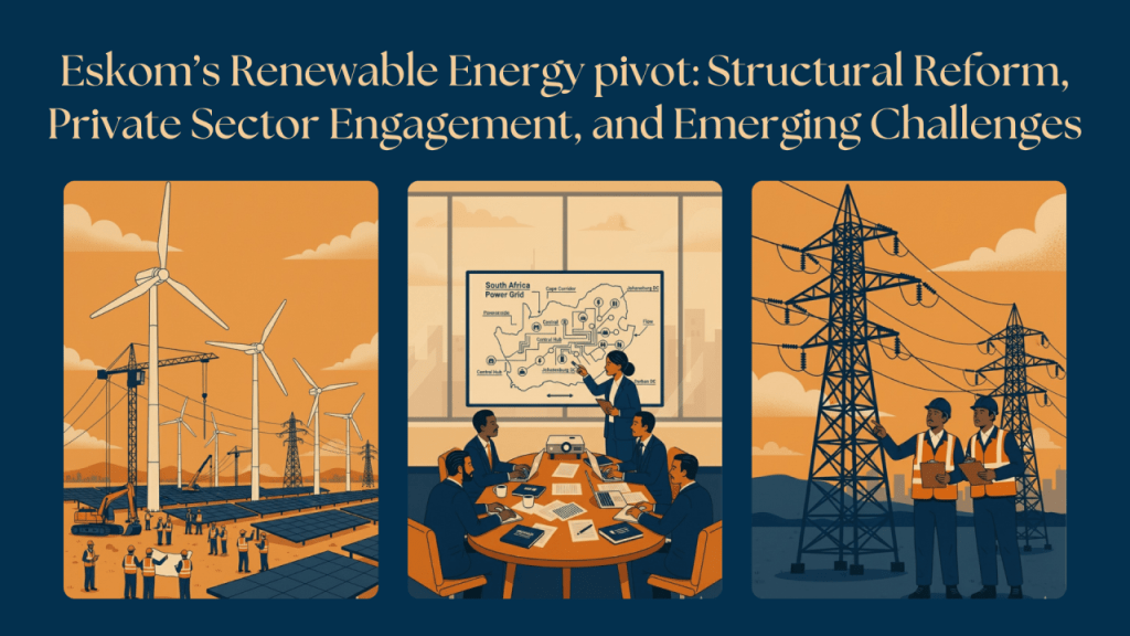 Eskom’s renewable energy pivot: Structural reform, private sector engagement, and emerging&nbsp;challenges